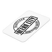 Bezeichnung "Ocean City" Magnet (Linke Seite)