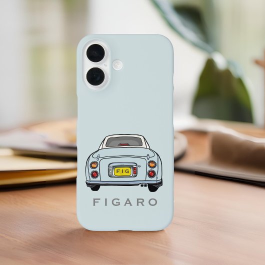 Bezeichnung Pale Aqua Figaro Automobil Monogramm Case-Mate iPhone Hülle