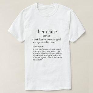 Bezeichnung T-Shirt