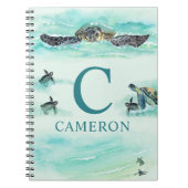 Bezeichnung Türkis Notizblock (Vorderseite)