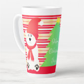 Bezeichnung Typografie mit Eisbären Milchtasse (Linke Ecke)