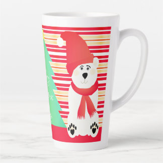 Bezeichnung Typografie mit Eisbären Milchtasse