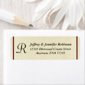 Bezeichnung und Rücksendeadresse der Rustikalen Cr (Insitu)