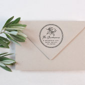 Bezeichnung und Rücksendeadresse von Frame Lemon Gummistempel