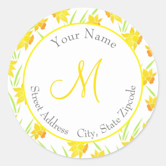 Bezeichnung "Wasserfarben-Muster" Runder Aufkleber (Vorderseite)