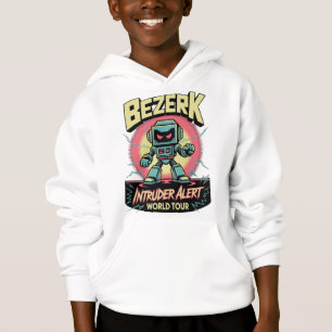 Bezerk Intruder Alarm Welt-Tour Retro-Arcade Hoodie
