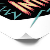 Bezerk Intruder Alert World Tour Retro Arcade  Poster (Ecke)