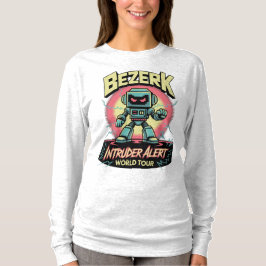 Bezerk Intruder Alert World Tour Retro Arcade  T-Shirt