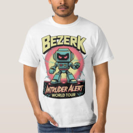 Bezerk Intruder Alert World Tour Retro Arcade  T-Shirt