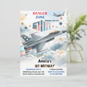 Beziehen Sie Cloud 9 Fly Niedlich Sky Joy Flugzeug Einladung (Stehend Vorderseite)