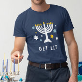 Beziehen Sie Lit | Funny Hanukkah T-Shirt