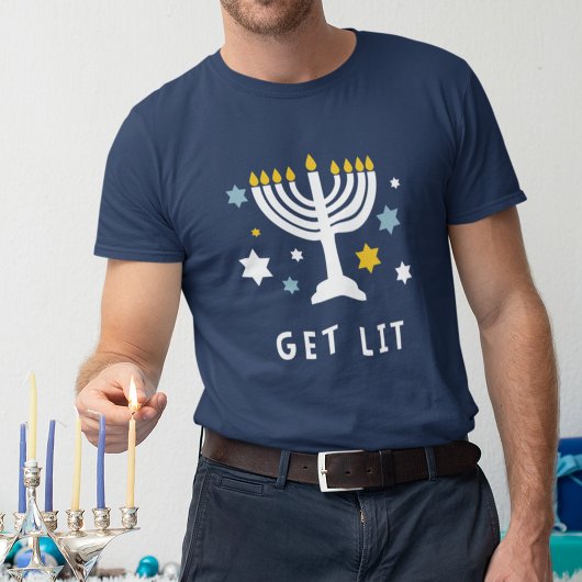 Beziehen Sie Lit | Funny Hanukkah T-Shirt