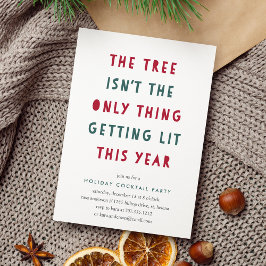 Beziehen Sie Lit | Holiday Cocktail Party Einladun Einladung