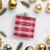 Beziehen Sie Lit | Weihnachten Flachmann