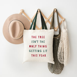Beziehen Sie Lit Weihnachten Tragetasche