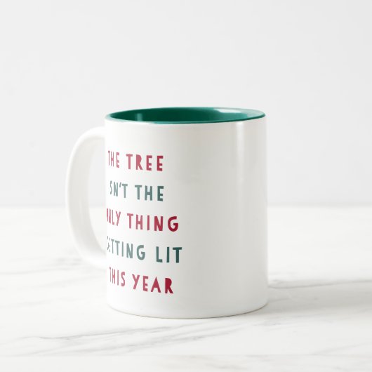 Beziehen Sie Lit | Weihnachten Zweifarbige Tasse (Vorderseite Links)