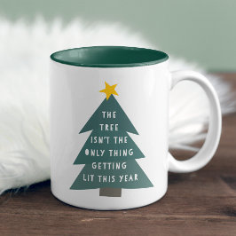 Beziehen Sie Lit | Weihnachten Zweifarbige Tasse