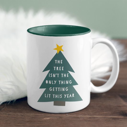 Beziehen Sie Lit | Weihnachten Zweifarbige Tasse