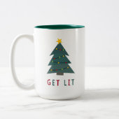 Beziehen Sie Lit | Weihnachten Zweifarbige Tasse (Links)