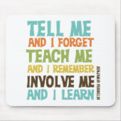 Beziehen Sie mich inspirierend Zitat mit ein Mousepad (Vorne)