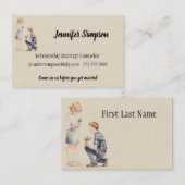 Beziehung Coachend Eheberatung Visitenkarte (Vorne/Hinten)