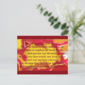 Beziehungen, die Postkarten-Angebot zulassen Postkarte (Stehend Vorderseite)