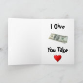 Beziehungen Feiertagskarte (Innenseite)