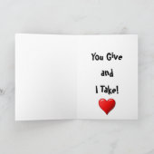 Beziehungen Feiertagskarte (Innenseite)