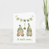 Beziehungen Niedlich Gnome Funny St Patricks Day C Ankündigung (Vorderseite)