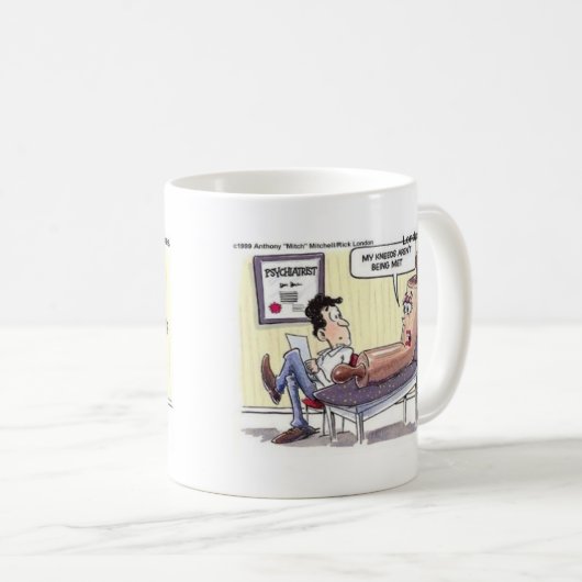 Beziehungen/Psychologie Cartoon Witzige Geschenke Kaffeetasse (VorderseiteRechts)