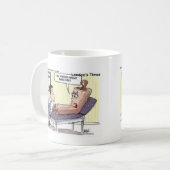 Beziehungen/Psychologie Cartoon Witzige Geschenke Kaffeetasse (Vorderseite Links)