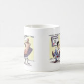 Beziehungen/Psychologie Cartoon Witzige Geschenke Kaffeetasse (Mittel)