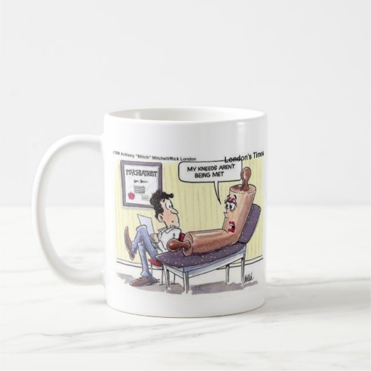 Beziehungen/Psychologie Cartoon Witzige Geschenke Kaffeetasse (Links)