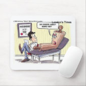 Beziehungen/Psychologie Cartoon Witzige Geschenke Mousepad (Mit Mouse)