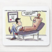 Beziehungen/Psychologie Cartoon Witzige Geschenke Mousepad (Vorne)
