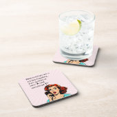 Beziehungen sind wie Algebra Funny Quip Getränkeuntersetzer (Rechte Seite)