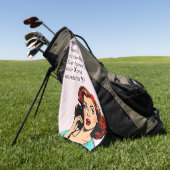 Beziehungen sind wie Algebra Funny Quip Golfhandtuch (Gras)