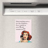 Beziehungen sind wie Algebra Funny Quip Magnet (In Situ (Geschirrspüler))