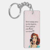 Beziehungen sind wie Algebra Funny Quip Schlüsselanhänger (Vorderseite links)