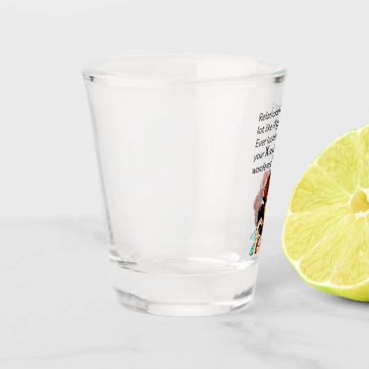 Beziehungen sind wie Algebra Funny Quip Schnapsglas (Links)