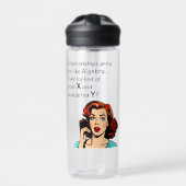 Beziehungen sind wie Algebra Funny Quip Trinkflasche (Vorderseite)