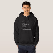 Beziehungen Status Hoodie (Vorne ganz)
