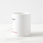 Beziehungen Status Veterinärassistent Kaffeetasse (Mittel)