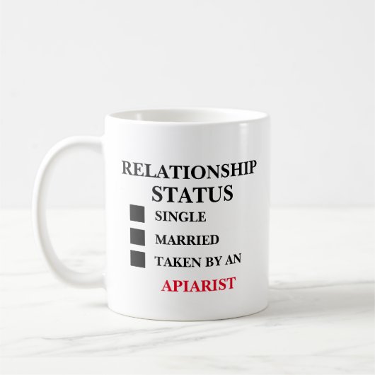 Beziehungsstatus Apiarist Kaffeetasse (Links)