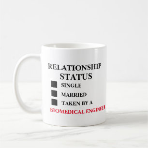 Beziehungsstatus Biomediziner Kaffeetasse