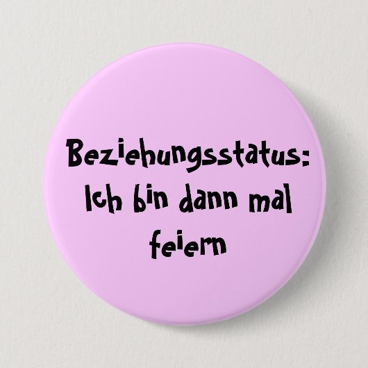 Beziehungsstatus: Button (Vorderseite)