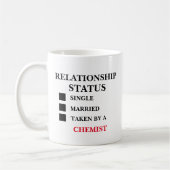 Beziehungsstatus Chemist Kaffeetasse (Links)