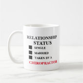 Beziehungsstatus Chiropraktor Kaffeetasse (Links)