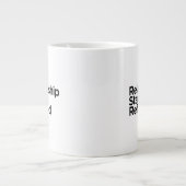 Beziehungsstatus: Erstattet | Scheidungsgeschenk  Jumbo-Tasse (Vorderseite)