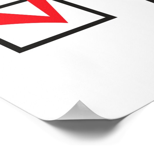 Beziehungsstatus Gym Poster (Ecke)